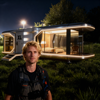 XULV Maison préfabriquée, capsule spatiale, cabine de couchage, hôtel conteneur, pod de couchage, maison mobile extérieure, mini-maison, maison capsule de luxe
