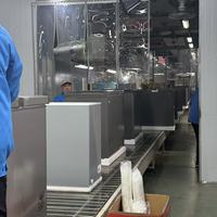Verticale koelkast van 350 liter, grote capaciteit ijsvriezer, vershoudkast, verticale koelkast met transparant glas