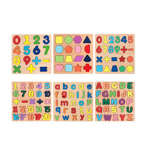 Gioco da Tavolo in Legno 3D Montessori con Alfabeto e Numeri, Giocattolo Educativo per <span class=keywords><strong>Bambini</strong></span> dai 3 ai 6 <span class=keywords><strong>Anni</strong></span> - Product Image 2