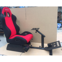 Sièges de simulateur de course pliables JBR1012B pour jeux de sport et de simulation avec sièges baquet
