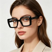 Lunettes de vue en gros anti-lumière bleue, monture tendance unisexe pour la protection contre la fatigue oculaire numérique et une utilisation quotidienne élégante