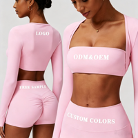 Ensemble de vêtements de sport pour femmes BQ Wholesale, 3 pièces, pour la gym, le fitness, le yoga, les entraînements, les vêtements de sport, les tenues de sport pour femmes