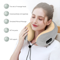 Portable en forme de U mémoire mousse cou épaule masseur maison voiture voyage électrique vertèbres cervicales mise au point confort électrique