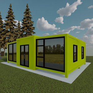 Cách điện 40ft 20ft đúc sẵn Di chuyển hiện đại mở rộng container nhà 3 phòng ngủ prefab vận chuyển nhà di động - Product Image 1