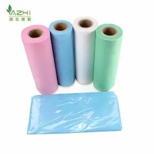 Diskon Besar Seprai Pijat Medis Rumah Sakit Lembar Kertas Non Woven Sekali Pakai Drape Tandu Sprei Roll untuk Meja Ujian