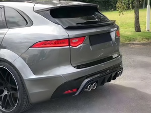 <span class=keywords><strong>Kit</strong></span> de Carrocería de Fibra de Carbono para <span class=keywords><strong>Jaguar</strong></span> F-PACE 2015-2020, Estilo LMA, Guardabarros Anchos, Difusor Delantero, Faldones Laterales, Alerón Trasero, Parachoques - Product Image 5