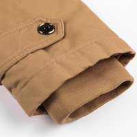 Veste d'hiver en cuir pour homme, vente chaude, poche cargo, veste de mode pour homme, coupe-vent pour homme