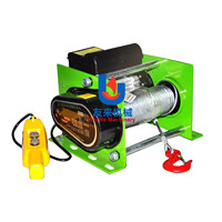 Treuil électrique 220V/110V avec télécommande, capacité 500-1000kg pour usage nautique, câble métallique Micro Pa500/Pa1000