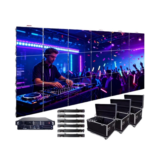 HD 4K Led Video Wall Indoor Outdoor P3.91 P2.9 P2.6 LED Screen Panel Rental Events Stage Background Modular Led Display Screen