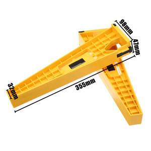 Kit d'outils de montage pour glissières de tiroirs et quincaillerie de meubles, avec gabarit d'installation pour armoires et boîtes - Product Image 1