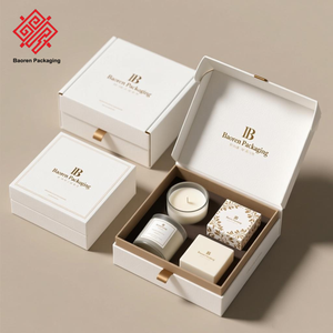 Cajas vacías de embalaje de velas y aromaterapia de lujo personalizadas de Baoren Cajas de papel abatibles de impresión especial Premium con logotipo - Product Image 6