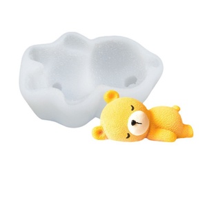 Molde de Silicona 3D de Oso Dormido Tangchu para Fondant, Mousse, Helado y Pastel de Chocolate - Ecológico para Hornear y Hacer Manualidades - Product Image 5