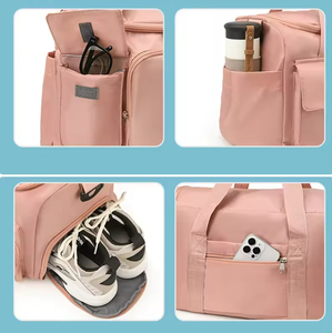 Bolsa de viaje grande deportiva <span class=keywords><strong>Goya</strong></span> Budget, bolsa de gimnasio de nailon a la moda con cierre de cremallera, peso ligero para hombres y mujeres, caminata en la naturaleza - Product Image 3