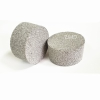 Filter Disk Logam Sinter Bubuk Baja Tahan Karat 304 20 30 40 50 Mikron