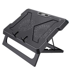 New 17inch ABS đôi người hâm mộ USB máy tính xách tay Cooler cơ sở im lặng đứng Chiều cao có thể điều chỉnh di động làm mát <span class=keywords><strong>Pad</strong></span> kho - Product Image 1