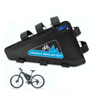 Batería Triangular Pequeña de Alta Potencia para Bicicleta Eléctrica, 1500W, Iones de Litio, 60V, 52V, 48V, 72V, 20ah, 28ah, 25ah, con Cargador - Product Image 1