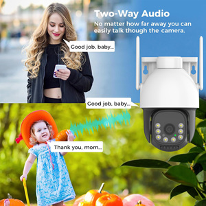<span class=keywords><strong>Caméra</strong></span> PTZ solaire 6MP IP66 avec détection IA, réseau 4G LTE, batterie 16000 mAh, vision nocturne sans fil extérieure, suivi à distance, carte mémoire - Product Image 5