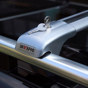 Bán Chạy Nhất Nhiệm Vụ Nặng Nề Có Thể Khóa <span class=keywords><strong>Roof</strong></span> Rack Chữ Thập Thanh Nhôm Xe Kệ Cho <span class=keywords><strong>Mazda</strong></span> CX-5 2013-2017/Mái Đường Ray Phù Hợp - Product Image 2