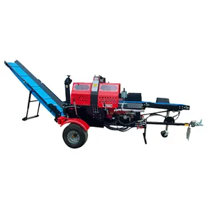 Finamente Processado CE Aprovado Diesel Powered Pto Processador De Lenha Venda Mecânica/Gasolina Produção Log Splitter