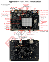 Carte mère Android industrielle RK3399, cartes Linux avec contrôle Wifi et BT pour voiture, fabriquée par Rockchip