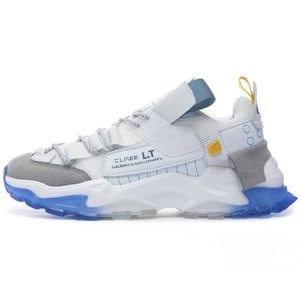 2026 New Breathable Lace-Up Men's Sports Casual Shoes Anti-Slippery Hard-Wearing Cross-Border Large-Sized Flying Woven Mesh - Product Image 2