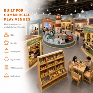 Área de Juegos Interior para Niños, con Música, Libros, <span class=keywords><strong>Faro</strong></span>, Piscina de Pelotas, Comercial, para Centros de Actividades Preescolares - Product Image 2