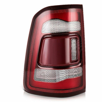 Feu arrière LED rouge pour Ram 1500 2019-2024 sans trou pour détecteur d'angle mort