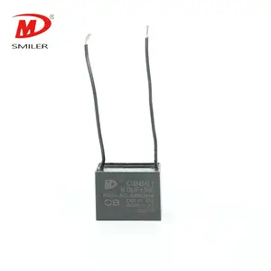 Factory direct 1uf 250v CBB61 AC starting fan capacitors Wire Series