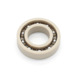 Rodamientos de Bolas de Ranura Profunda 6901 de Plástico de Ingeniería Especial PEEK, Suministro Directo del Fabricante de Dongguan, Bolas de Acero de 12*24*6 mm - Product Image 1