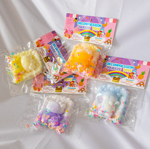 ของเล่นบีบสควิชชี่นุ่มพิเศษ น่ารัก เป็นมิตรกับสิ่งแวดล้อม ช่วยผ่อนคลายความเครียด TPP ของเล่นบีบสำหรับเด็กและผู้ใหญ่ ใช้ได้ทั้งชายและหญิง - Product Image 1