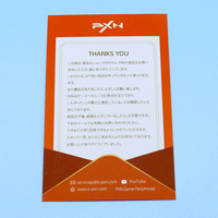 Dépliant de carte d'insertion imprimé personnalisé A4 A5 A6 Description du produit promotionnel Merci pour la carte d'insertion de papier d'affaires