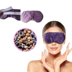 Thérapie par le froid chaud yeux couverture lavande oreiller pour les yeux aromathérapie masque pour les yeux pondéré pour le soulagement de la douleur par Compression