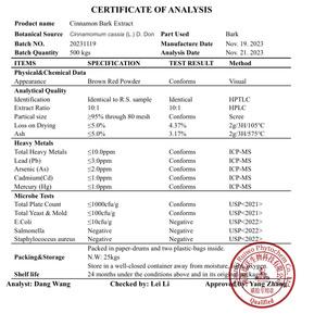 Extrait d'écorce de cannelle de Ceylan en poudre 10:1 20:1, <span class=keywords><strong>prix</strong></span> de gros, poudre de cannelle de Ceylan - Product Image 2