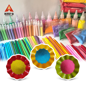 <span class=keywords><strong>Sabbia</strong></span> Colorata per Bambini 80-120 Mesh, Ecologica e Non Tossica, per Decorazioni Fai-da-Te, Pittura Effetto Pietra, Materiale da Costruzione, 72 Colori - Product Image 1