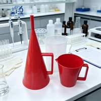 Viscosímetro de Embudo Marsh Estándar API, Kits de Prueba de Viscosidad de Lodo para Perforación, Embudo Marsh con Vaso Medidor, Medidor de Contenido de Arena