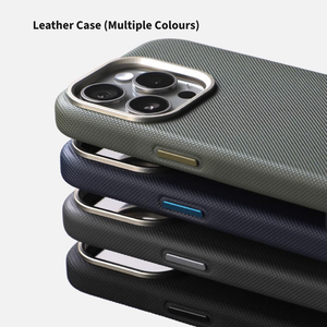 Étui magnétique de style professionnel pour Apple 17 Air, compatible avec les téléphones 13, 14, 15, 16 Pro Max, en cuir PU grainé 3D, coque rigide pour mobile - Product Image 5