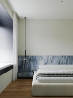 Kami mendukung OEM dinding latar belakang Headboard marmer kustom. Gaya desain saat ini adalah Catata marmer hitam