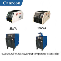 Pequeña potencia portátil inducción IGBT máquina de tratamiento térmico después de la soldadura equipo de tratamiento térmico de acero al carbono