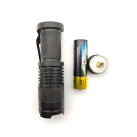 Mini lampe torche UV en aluminium, 395nm 365nm, lampe torche LED UV, lumière noire, lampe torche en aluminium, détection de scorpions, utilisation d'urgence