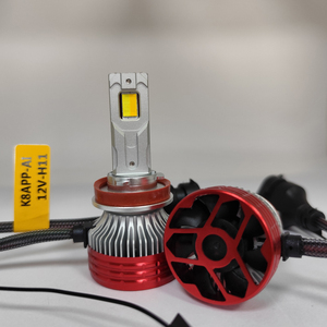 Venta Directa al por Mayor, Kit de Faros LED de Alta Potencia de 180 W y <span class=keywords><strong>21000</strong></span> Lúmenes, Controlado por Aplicación, K8A G18W H8 H11 con Funciones Inteligentes - Product Image 2