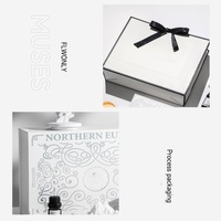 Logo personnalisé couleur luxe fantaisie diffuseur de bougie peut avec couvercle aromathérapie bougie emballage boîte cadeau et ensemble de sacs en papier
