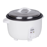Olla Arrocera Eléctrica Comercial Automática de 10L y 2800W con Taza Medidora y Paleta, Certificación CE, ERPROHS/LFGB/DGCCRF/UKCA