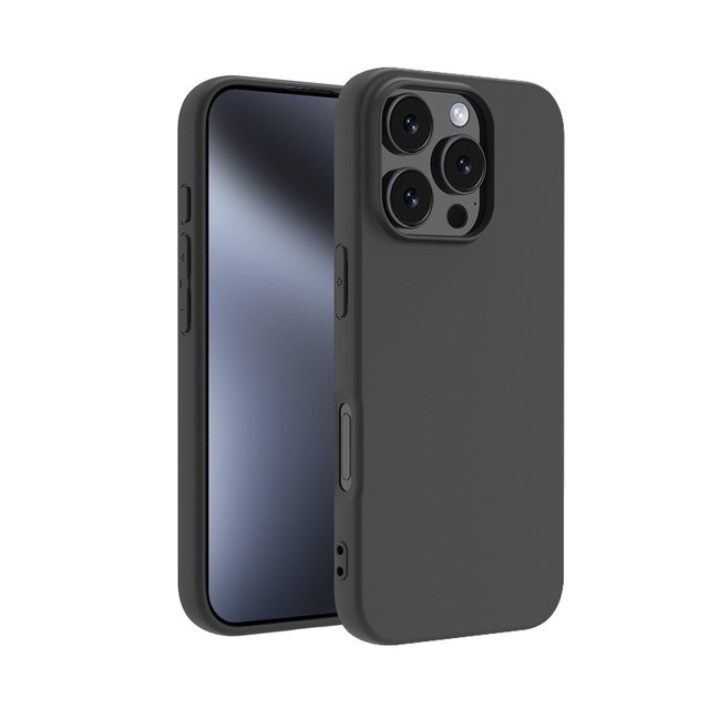 Frosted Black Soft TPU Phone Case for iPhone 17 Air 16 15 Plus 14 13 Pro 12 11 Pro Max 7 8 SE 16E Back Matte Full Cover Shell