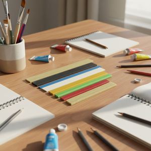 แถบไฟเบอร์กลาสแบบแบนความแข็งแรงสูง 5 มม. ชุดรวมแบบหลากหลาย - น้ำหนักเบาสำหรับงาน DIY โครงการก่อสร้างอเนกประสงค์ โมเดล RC - Product Image 2