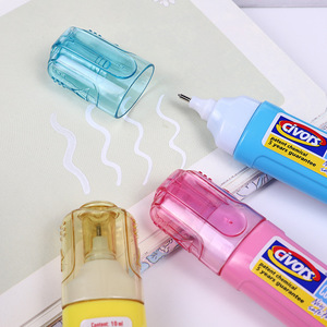 قلم تصحيح سائل خاص للطلاب، قرطاسية مكتبية بيضاء، قلم تصحيح محمول صغير على شكل قلم، عبوة 24 قطعة، بيع بالجملة من الصين - Product Image 5