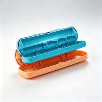 Conteneur de transport industriel en plastique, boîtier de rangement personnalisé pour composants de stylos