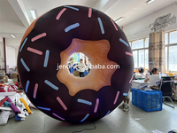 La publicité extérieure géant gonflable beignet ballon chocolat accessoires alimentaires sucrés gonflables