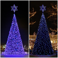 Maßgefertigtes Großes LED 3D-Modell Motiv-Licht Weihnachten Solar-Straßenlaterne Stern Mastmontierte Außenbeleuchtung IP65-Schutzklasse