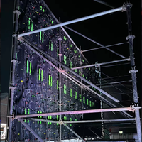 Pantalla LED Portátil de Alquiler para Video Wall de 8K de Alto Brillo, Panel Digital para Telón de Fondo de Escenario, Resistente al Agua para Eventos en Interiores