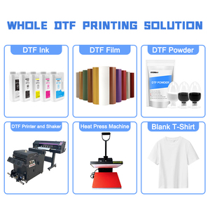 Encre DTF universelle CMYK blanche 1000 ml à base d'eau pour impression numérique directe sur film par transfert thermique, vente en gros en vrac - Product Image 4